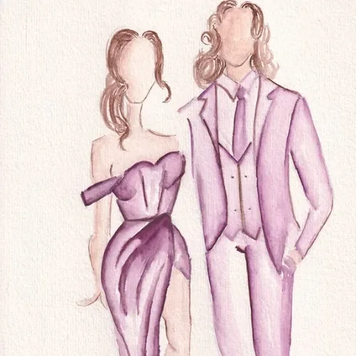 Elegant Live Guest Portraits (Watercolour) by Lola - Thumbnail 13