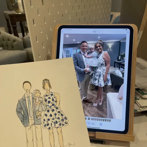Watercolour Guest Portraits & Wedding Favours by Samantha - Thumbnail 14