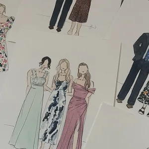 Watercolour Guest Portraits & Wedding Favours by Samantha - Thumbnail 3