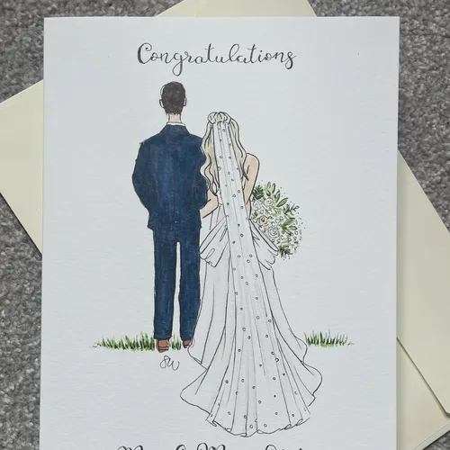 Watercolour Guest Portraits & Wedding Favours by Samantha - Thumbnail 2