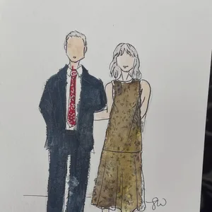 Watercolour Guest Portraits & Wedding Favours by Samantha - Thumbnail 7