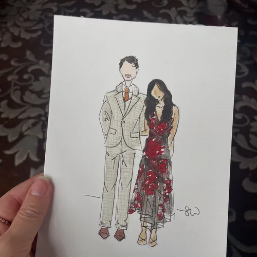 Watercolour Guest Portraits & Wedding Favours by Samantha - Thumbnail 17