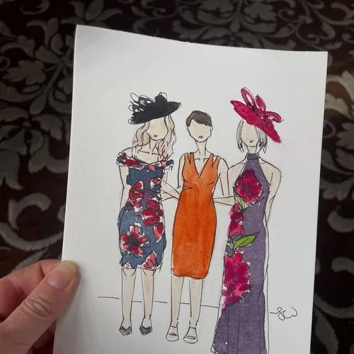 Watercolour Guest Portraits & Wedding Favours by Samantha - Thumbnail 16