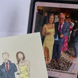 Watercolour Guest Portraits & Wedding Favours by Samantha - Thumbnail 4