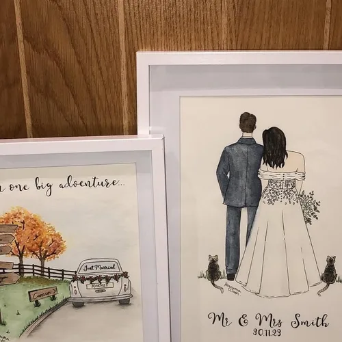 Watercolour Guest Portraits & Wedding Favours by Samantha - Thumbnail 20