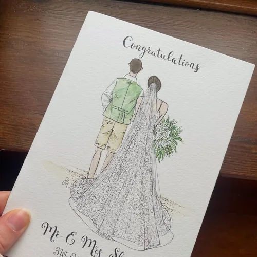 Watercolour Guest Portraits & Wedding Favours by Samantha - Thumbnail 6