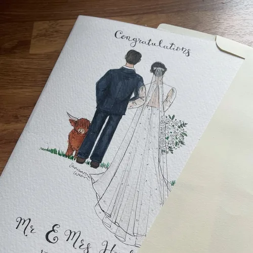 Watercolour Guest Portraits & Wedding Favours by Samantha - Thumbnail 21