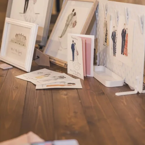 Watercolour Guest Portraits & Wedding Favours by Samantha - Thumbnail 9