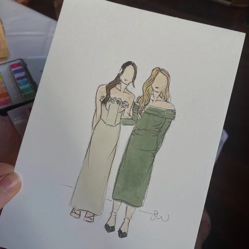 Watercolour Guest Portraits & Wedding Favours by Samantha - Thumbnail 27