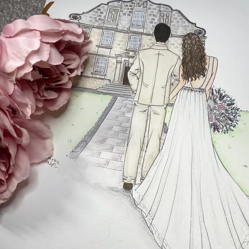 Watercolour Guest Portraits & Wedding Favours by Samantha - Thumbnail 30
