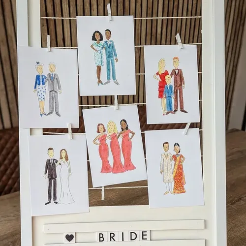 Guest Illustrations + Illustrated Place Settings by Michelle - Thumbnail 16