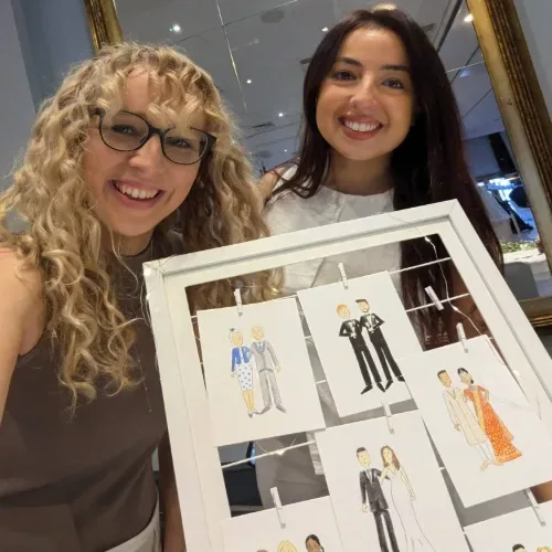 Guest Illustrations + Illustrated Place Settings by Michelle - Image 1