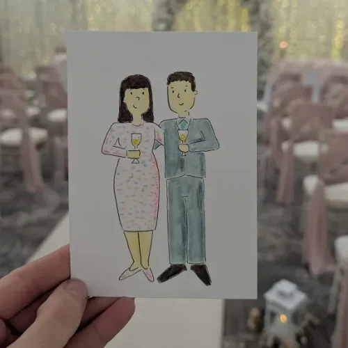 Guest Illustrations + Illustrated Place Settings by Michelle - Thumbnail 19