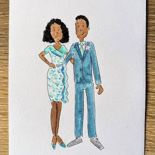 Guest Illustrations + Illustrated Place Settings by Michelle - Thumbnail 8