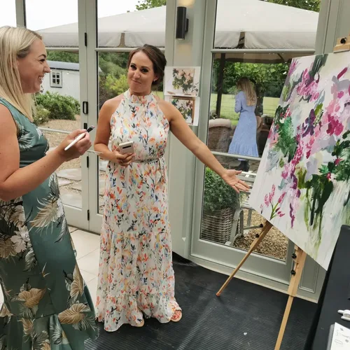 Fine Art Painted Guest Canvas - Collaborative painting experience - Thumbnail 22