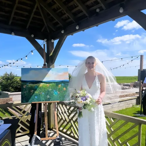 Fine Art Painted Guest Canvas - Collaborative painting experience - Thumbnail 25