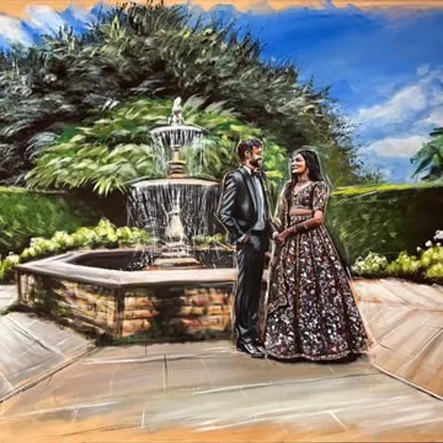 Live Wedding Painting By Roberta - Thumbnail 23