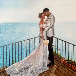 Live Wedding Painting By Roberta - Thumbnail 2