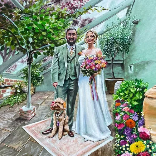 Live Wedding Painting By Roberta - Image 5