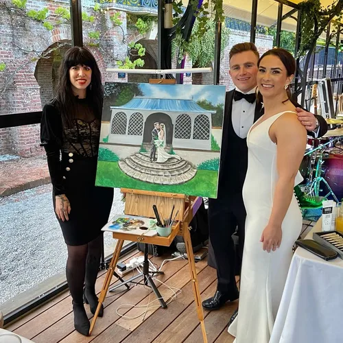 Live Wedding Painting By Roberta - Image 3