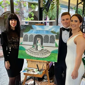 Live Wedding Painting By Roberta - Thumbnail 7