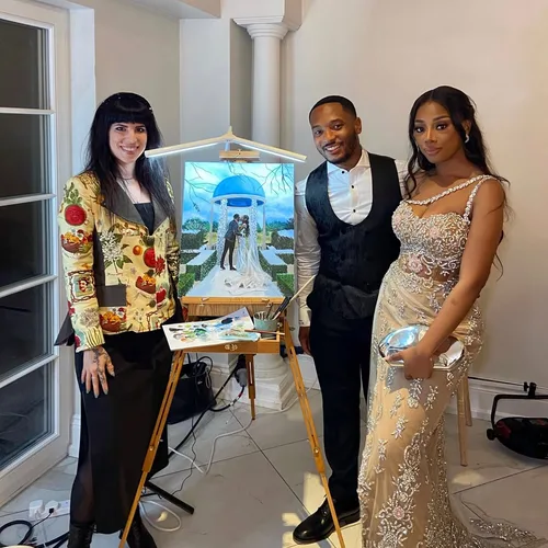 Live Wedding Painting By Roberta - Thumbnail 16