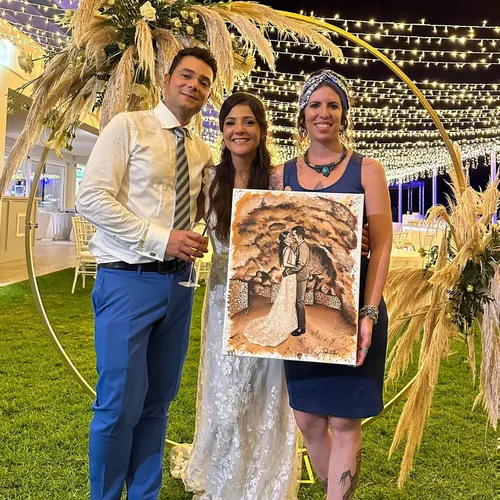 Live Wedding Painting By Roberta - Thumbnail 12