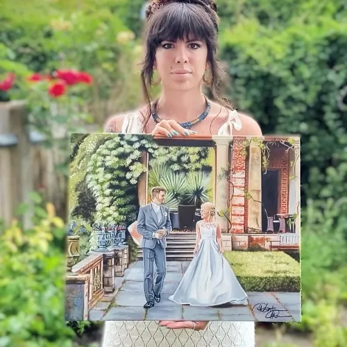 Live Wedding Painting By Roberta - Thumbnail 22