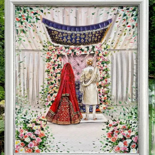 Live Wedding Painting By Roberta - Thumbnail 19