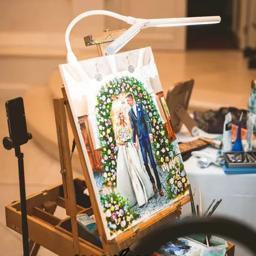Live Wedding Painting By Roberta - Image 4