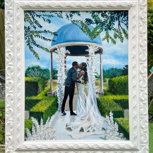Live Wedding Painting By Roberta - Thumbnail 26