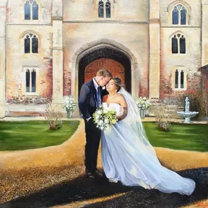 Brushed with Love: Live Wedding Painting by Devin - Thumbnail 8