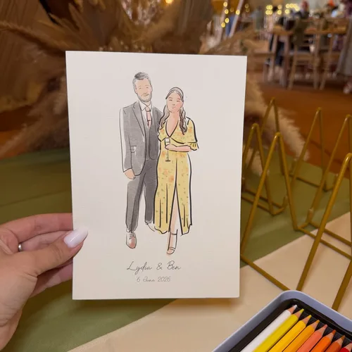 Live Guest Illustrations by Roxana — Three Styles - Image 1