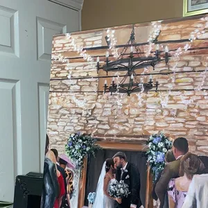 Romantic, Storytelling Live Wedding Painting by Krystyna - Thumbnail 8