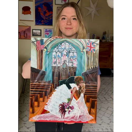 Inclusive Live Wedding Painting by Maddy - Thumbnail 15