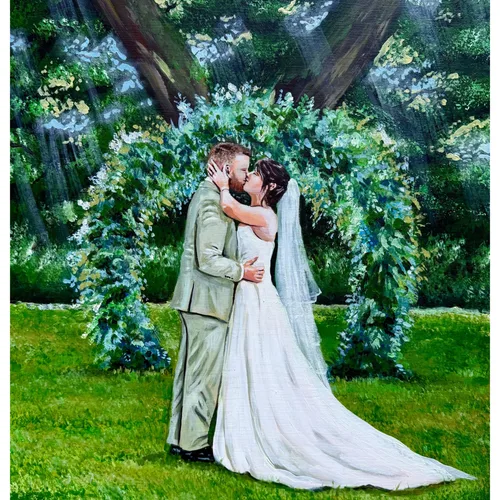 Inclusive Live Wedding Painting by Maddy - Thumbnail 4