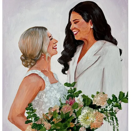 Inclusive Live Wedding Painting by Maddy - Thumbnail 5