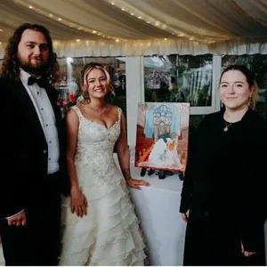 Inclusive Live Wedding Painting by Maddy - Thumbnail 6