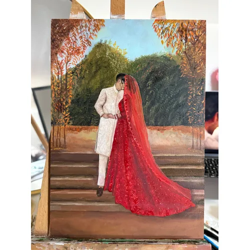 Your Love Story Painted: Live Wedding Painting - Thumbnail 2
