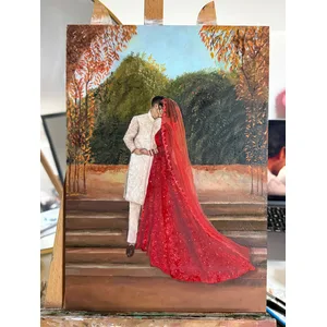Your Love Story Painted: Live Wedding Painting - Thumbnail 1