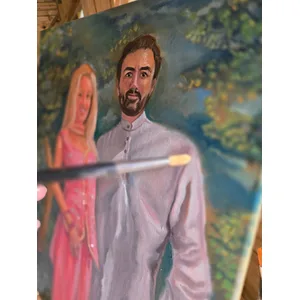 Vibrant Live Wedding Painting by Gagan - Thumbnail 8