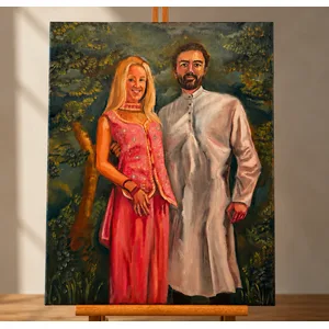 Vibrant Live Wedding Painting by Gagan - Thumbnail 2
