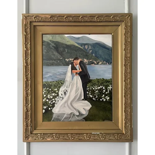 Heirloom-Quality Live Wedding Painting by Rachel - Thumbnail 14