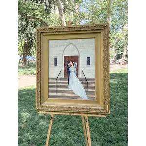 Heirloom-Quality Live Wedding Painting by Rachel - Thumbnail 1