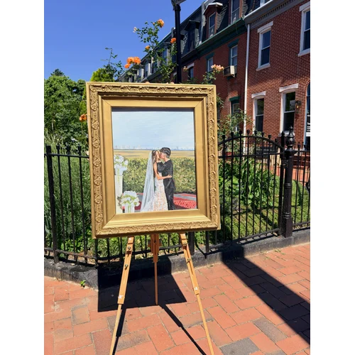 Heirloom-Quality Live Wedding Painting by Rachel - Thumbnail 13