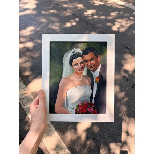 Heirloom-Quality Live Wedding Painting by Rachel - Thumbnail 11