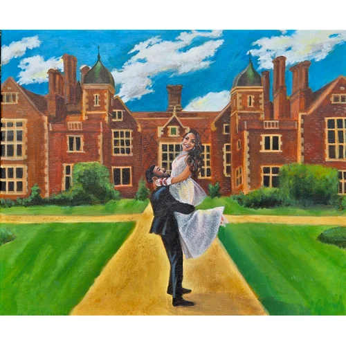 Vibrant Live Wedding Painting by Gagan - Thumbnail 5