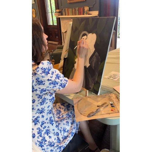 Heirloom-Quality Live Wedding Painting by Rachel - Thumbnail 16