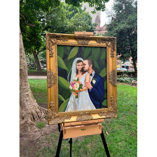 Heirloom-Quality Live Wedding Painting by Rachel - Thumbnail 7