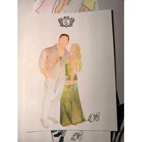 Watercolor Guest Portraits by Melody - Thumbnail 6